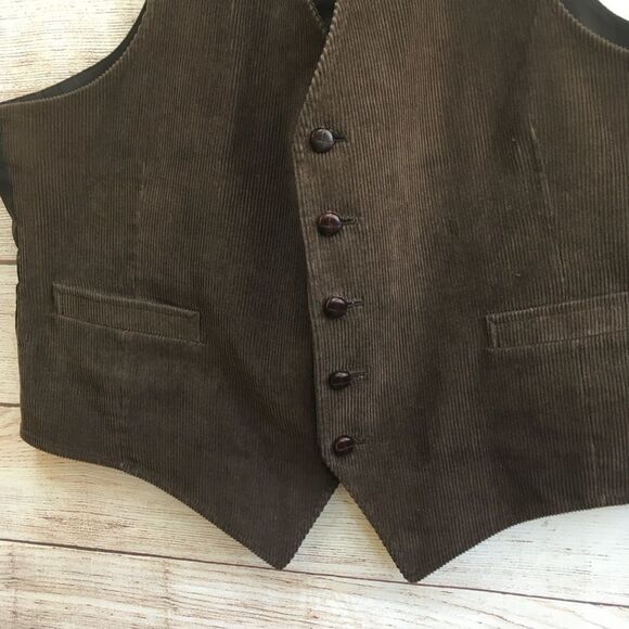 VINTAGE CENTURY CLUB BLAZER AND VEST IN BROWN CORDUROY - Picture 11 of 12